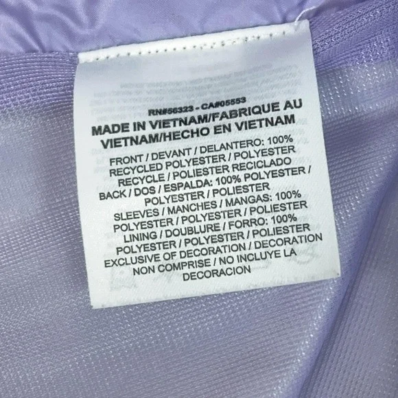 Nike Jacket Womens Large Purple Golf 1/4 Zip Windbreaker Pullover Lightweight - Picture 5 of 9